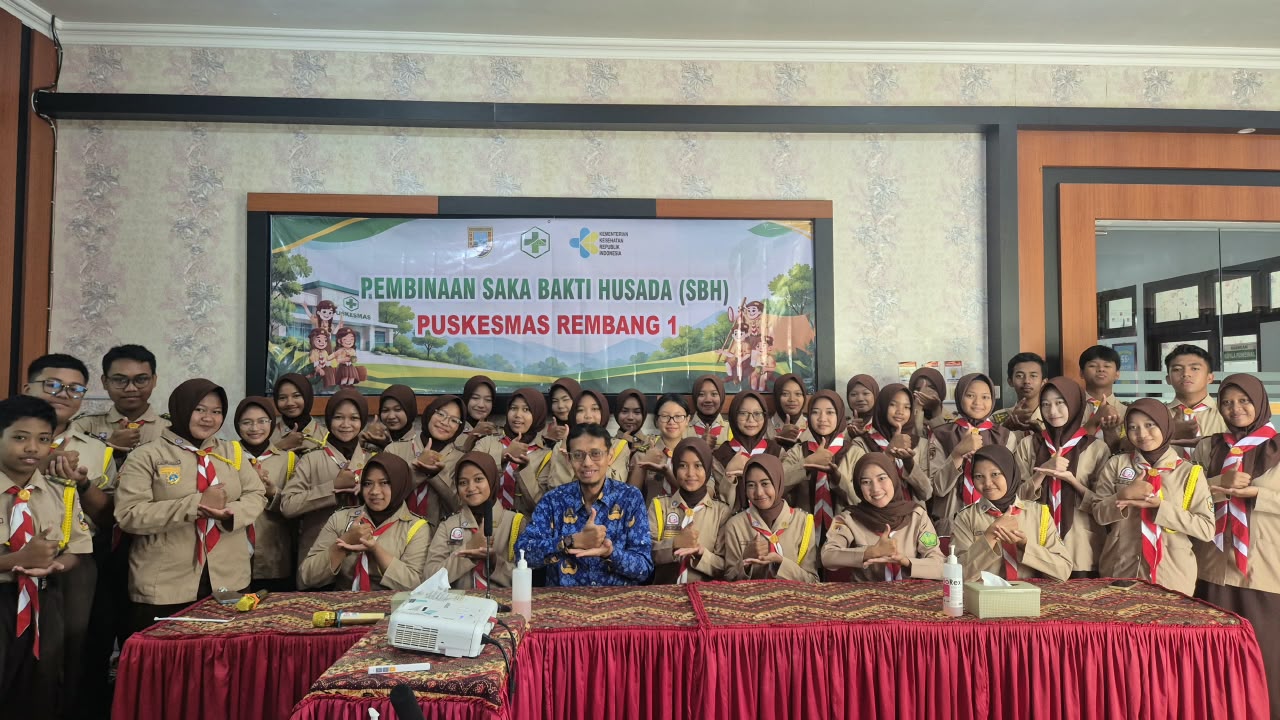 Pembinaan intensif bagi anggota Saka Bakti Husada (SBH) Puskesmas Rembang 1